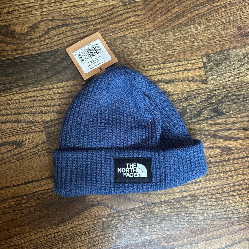 The North Face Blue Knit Beanie